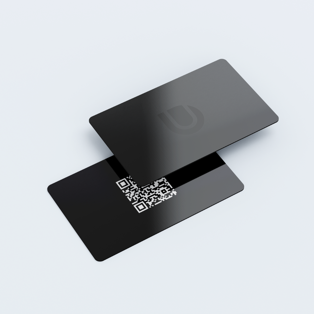 czarna wizytówka nfc